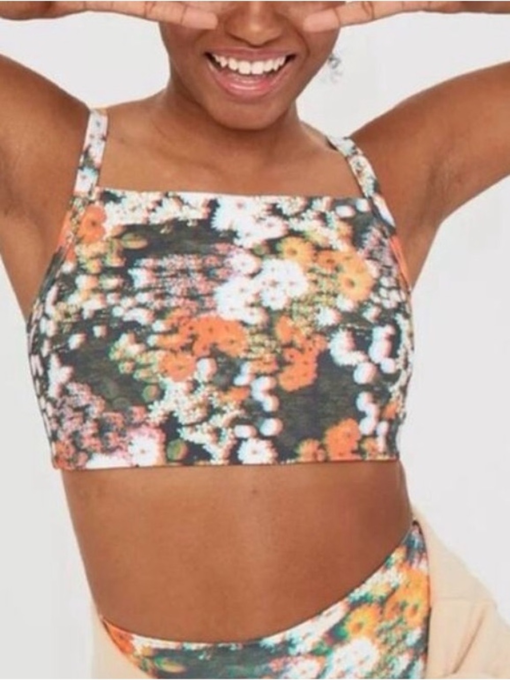 NWOT Aerie OFFLINE 3D Square Neck Sports Bra